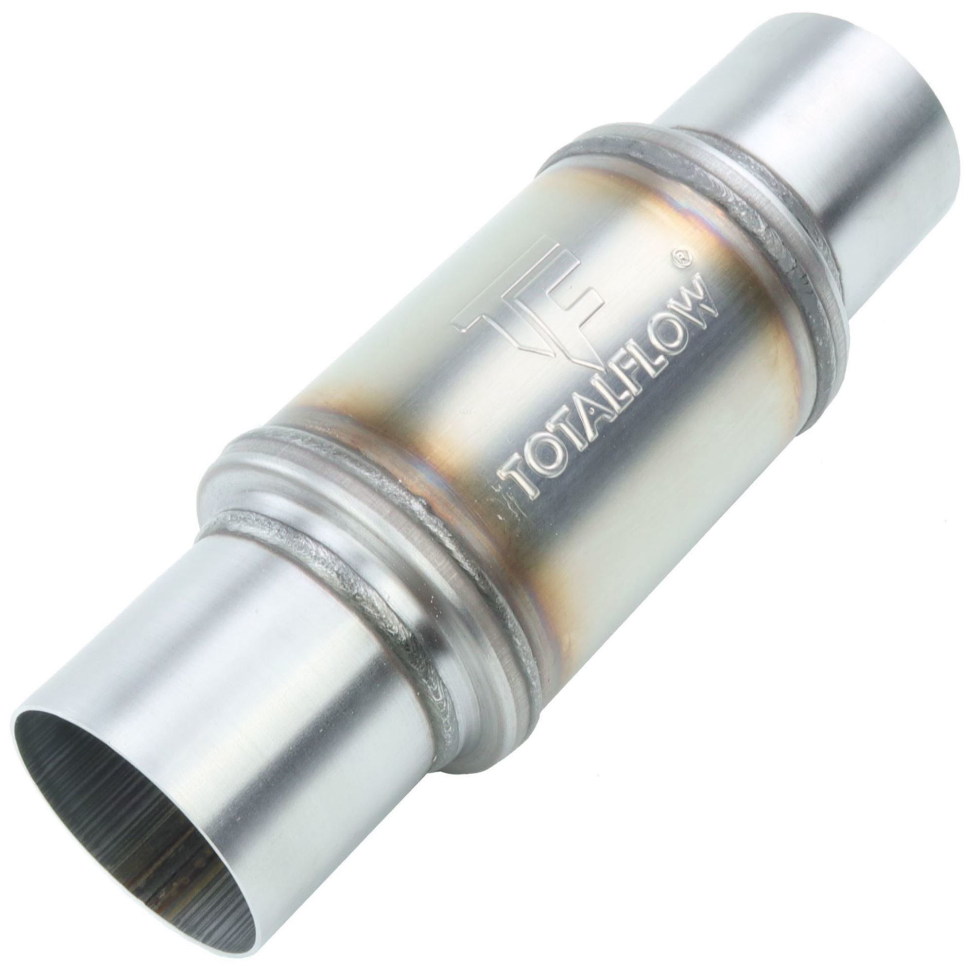 TOTALFLOW 20015 Straight Through Universal 2-1/4 Inch Exhaust Muffler -  2.25 Inch ID