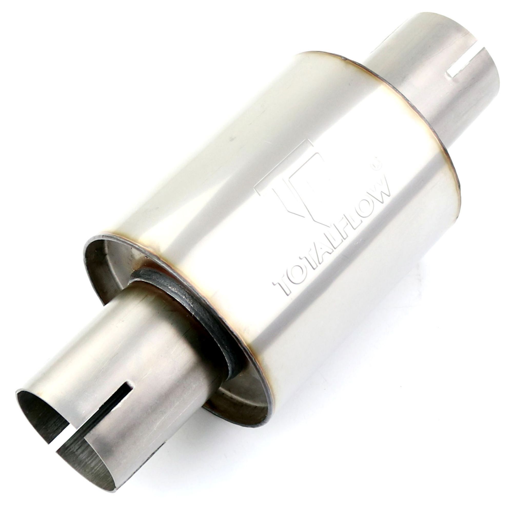 2.25 inch universal exhaust muffler, performance Muffler 2-1/4 Inch,  Straight Through Universal Exhaust performance Muffler, 2.25 Inch performance  Exhaust Muffler, Slotted Ends